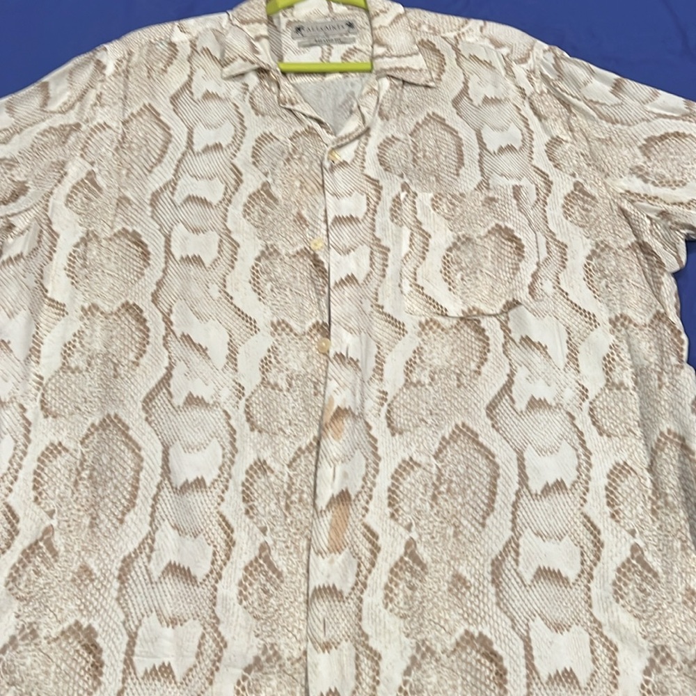 All Saints Relax, Fit, Large, Python, Cream And B… - image 2